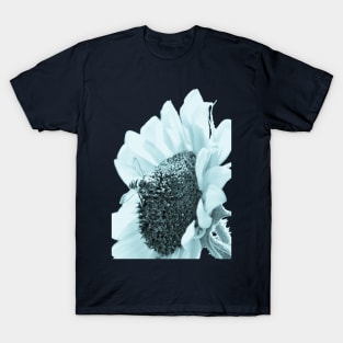 Monochromatic Bee on Sunflower T-Shirt